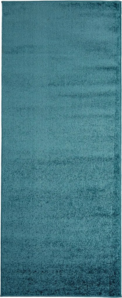 Szőnyeg Fríz 70x250 Egyszínű Divatos Türkiz