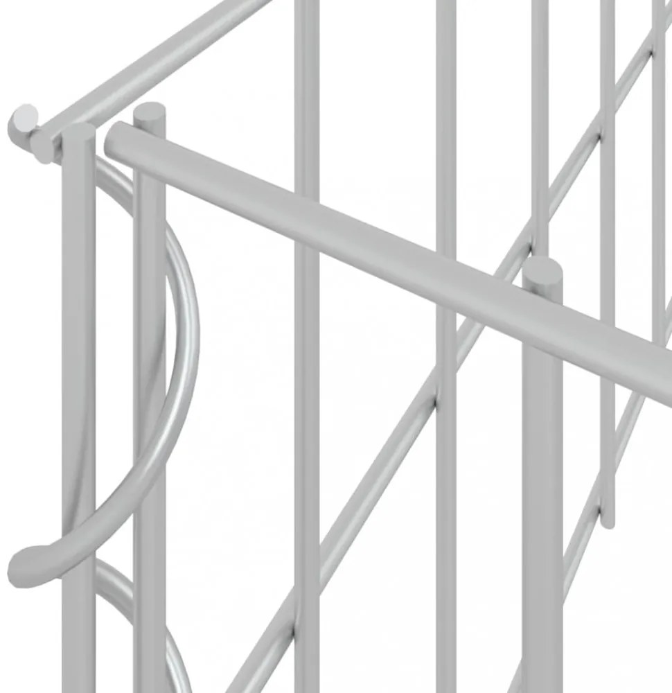 horganyzott acél gabion magaságyás 200 x 100 x 20 cm