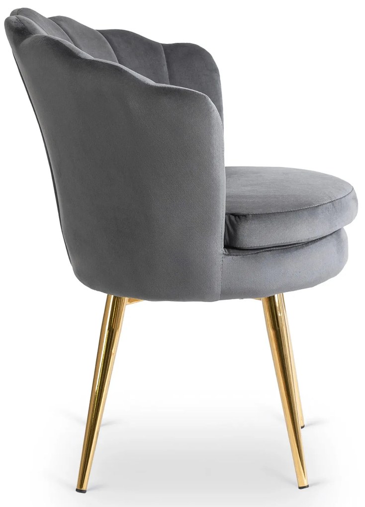 Szürke Bársony Étkezőszék VIOLA