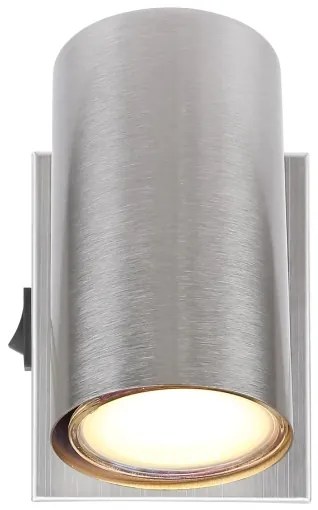 Globo 57911-1 - Fali spotlámpa ROBBY 1xGU10/25W/230V matt króm