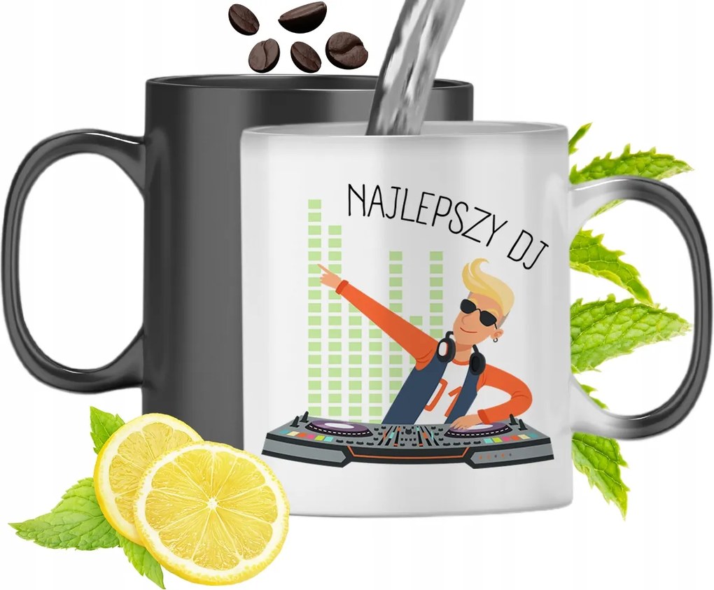 Mágikus Bögre Dj-nek Színváltós, fényképes nyomtatással