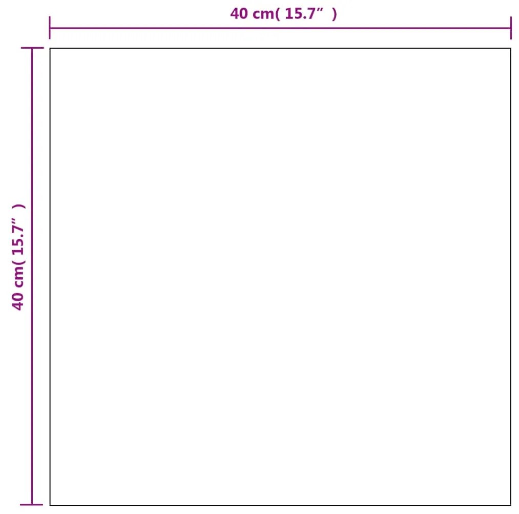 vidaXL 2 db négyzet alakú üveg falitükör 40 x 40 cm