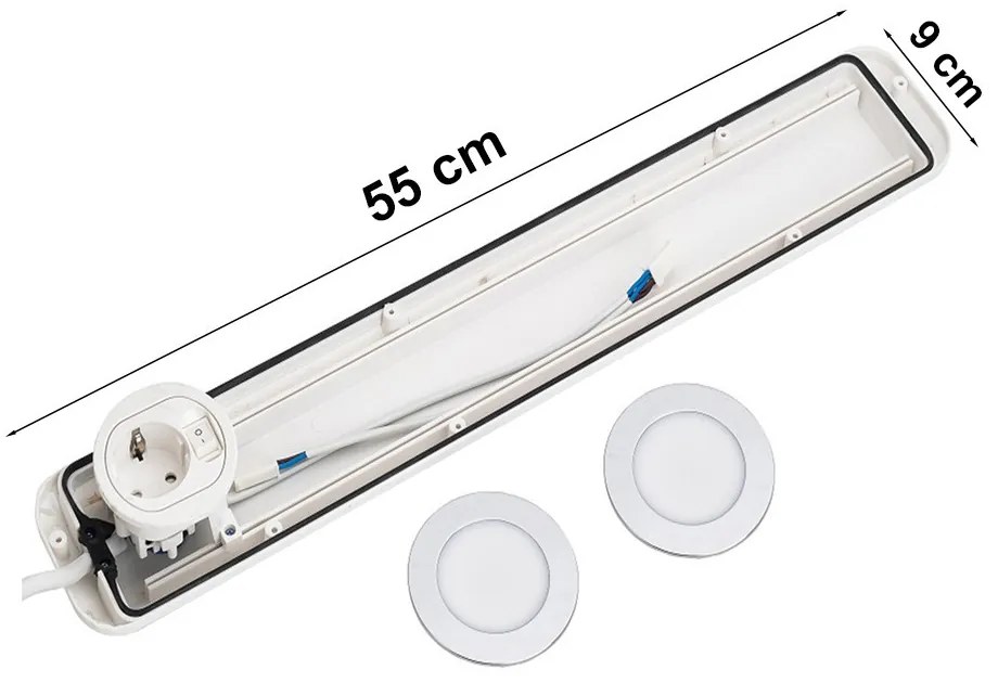 Led spot lámpa kerettel