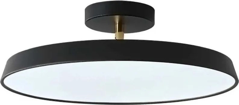 Toolight Szerszámlámpa - Mennyezeti lámpa 50 cm 5xE27 60W APP860-C, fekete-arany, OSW-08956