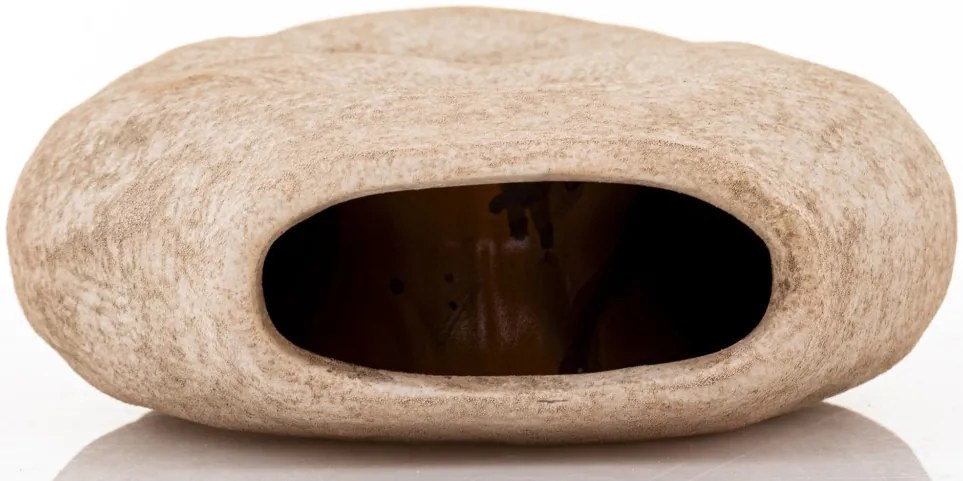 Evora design Váza kerámia barna 28x20,5x8cm