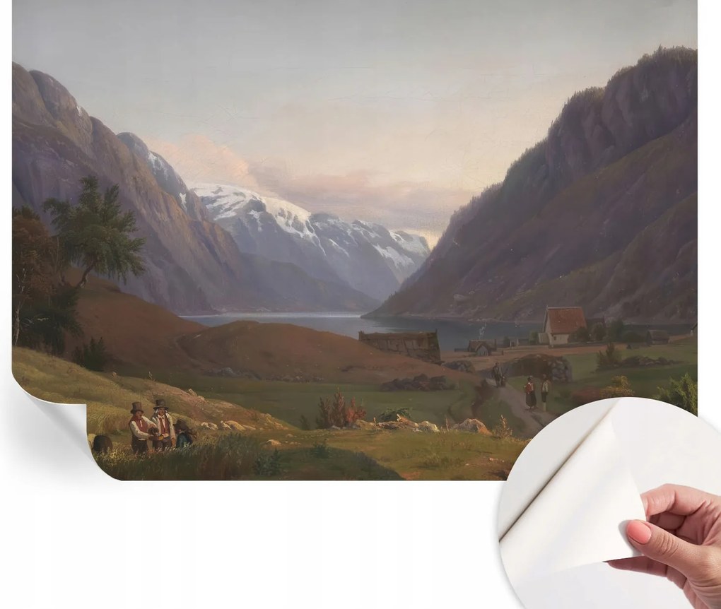 Design fali fotótapéta öntapadós hegyi panoráma 312x219 cm