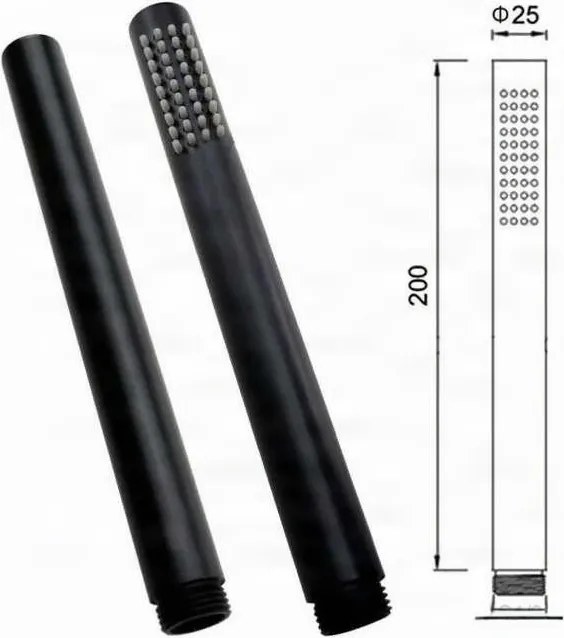 Zuhanyrendszer EYN CP1551black falba süllyesztett kivitelben, kádkifolyóval és kézizuhannyal, többféle színváltozatban