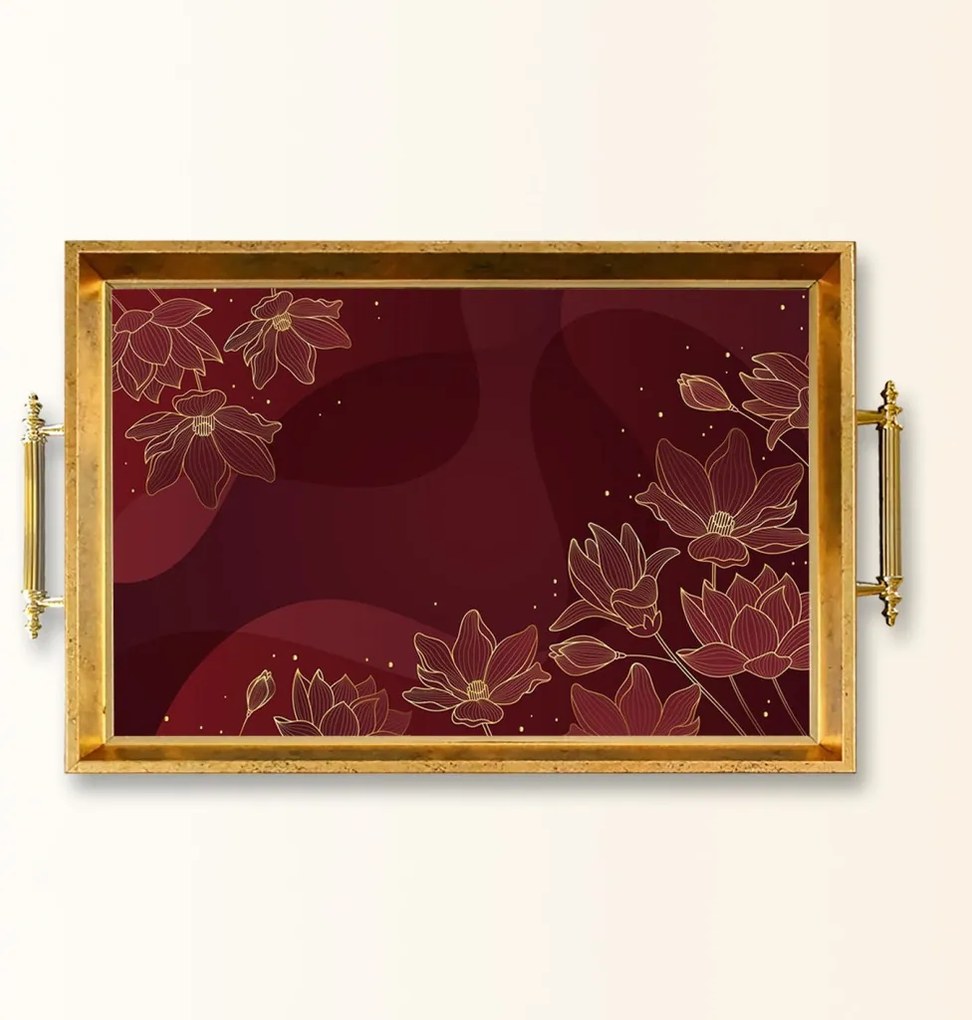 Üveg tálca, 38×24 cm – TPEA9765