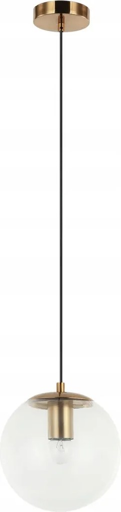 Függőlámpa Italux Sarpo sárgaréz üveggömb 1xE27 40W