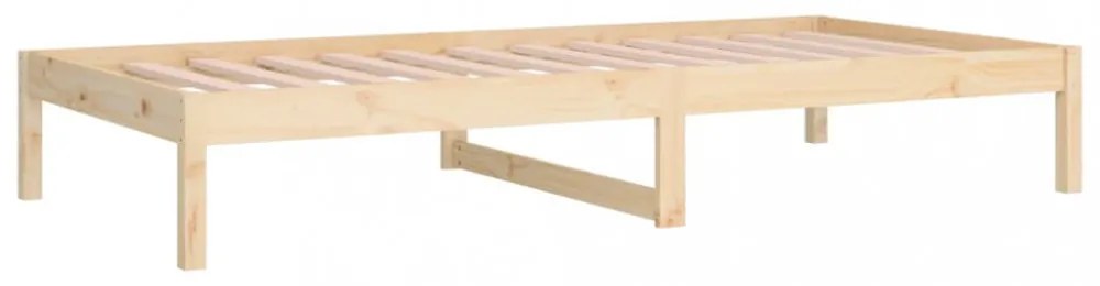 tömör fenyőfa kanapéágy 90 x 190 cm (Single)