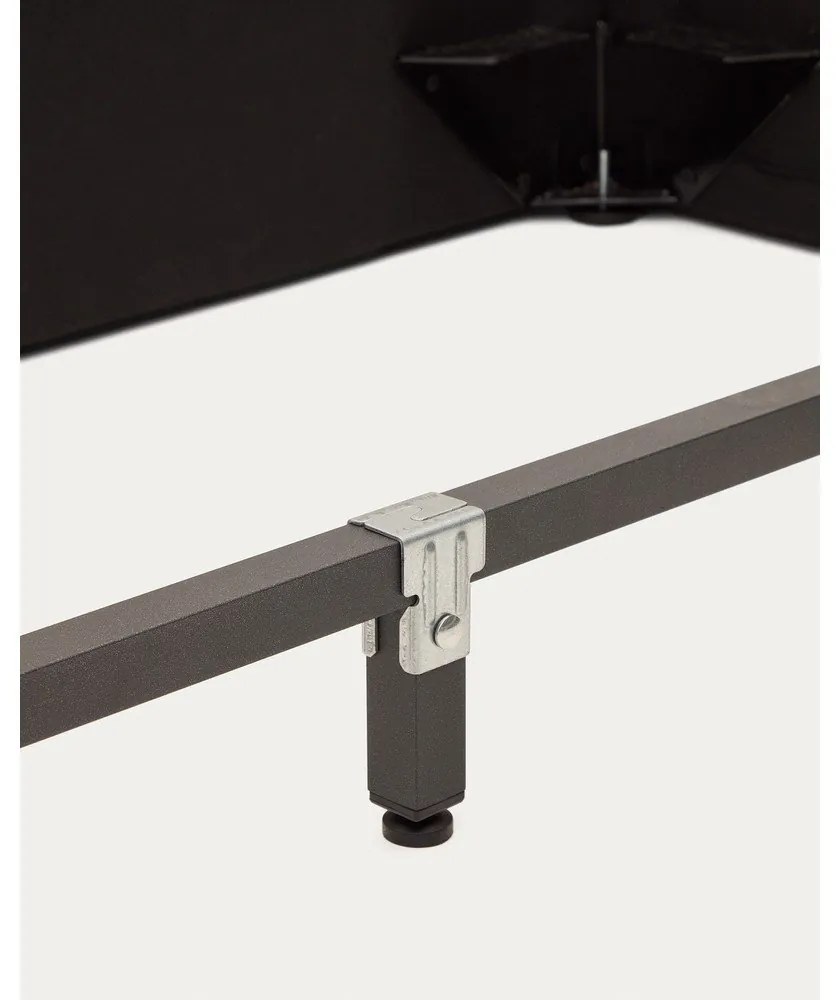 Bézs kárpitozott franciaágy 180x200 cm Martina – Kave Home