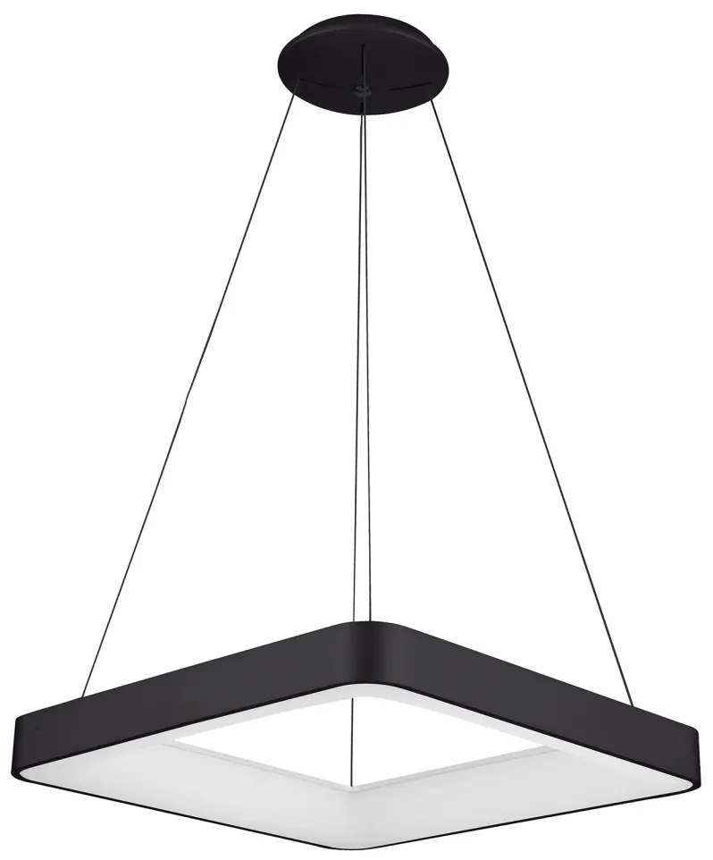 ITALUX 5304-850SQP-BK-3 GIACINTO Modern Led Függesztett Lámpa Fekete LED IP20