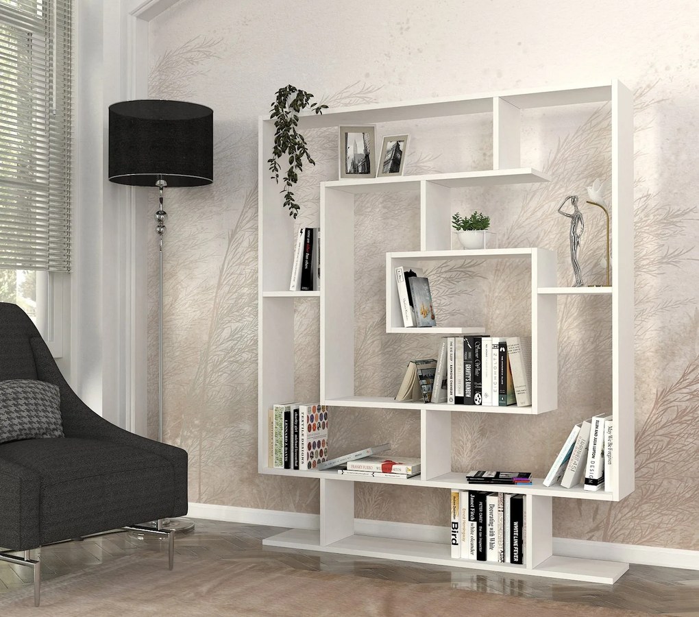 könyvespolc Sarmaşık - White