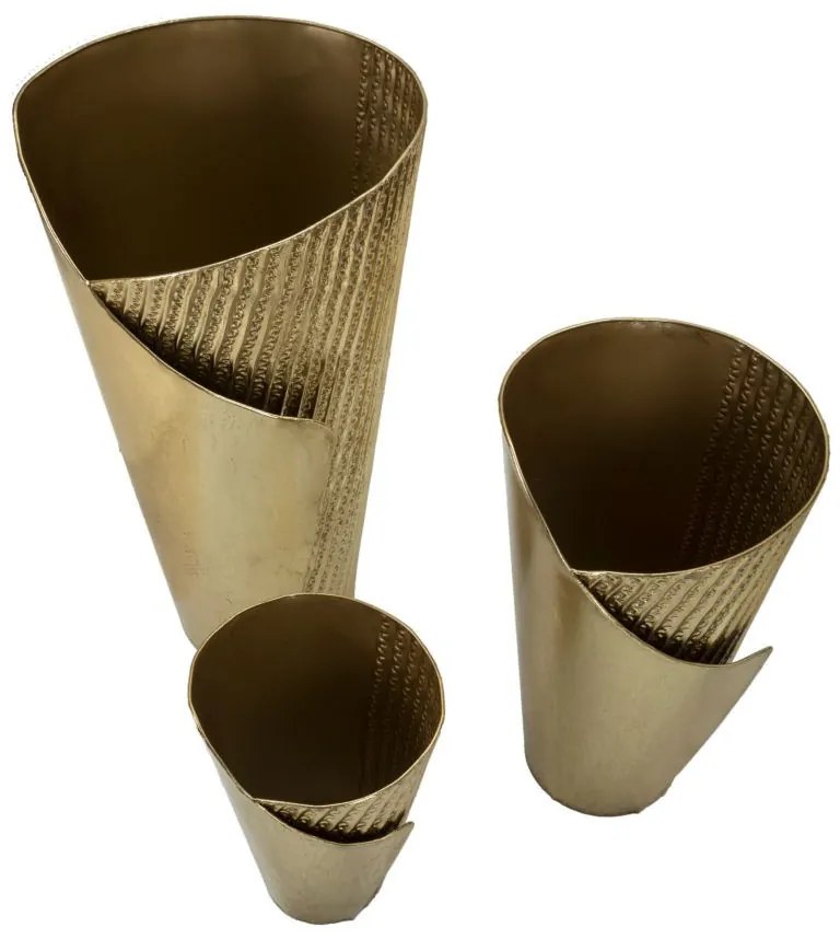 Vázatartó flosty készlet 3 db 39x42x75-32x32x55-25x25x35cm