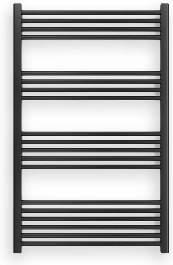 Fekete 750x1200mm törölközőszárítós fürdőszobai radiátor Welland Lux | Készletről | Gyors kiszállítással