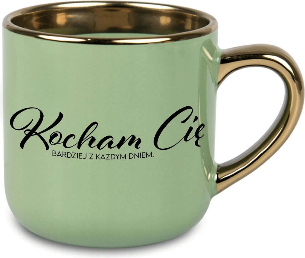 Bögre Nagy Zöld Szeretem Minden Nap Jobban Ajándék Férj Feleségének