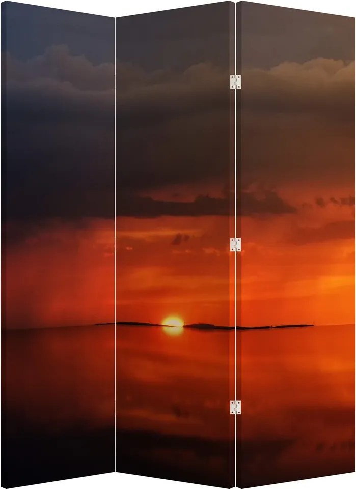 Paraván - Vitorlás naplementekor (126x170 cm)