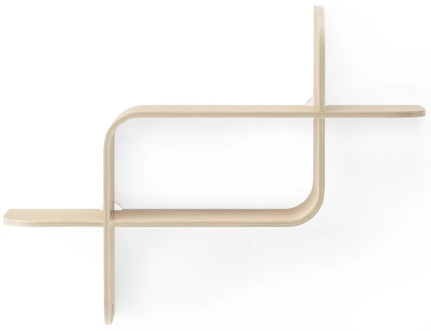 Natúr színű többszintes kaucsukfa fali polc Montage – Umbra