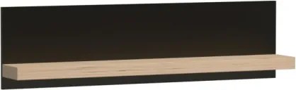 PÓŁKA MODERNO C-9 CZARNY/DĄB ARTISAN