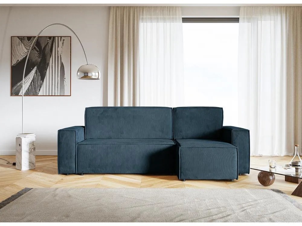 Sarokkanapé Copenhagen L (tengeri + fekete). 1098890