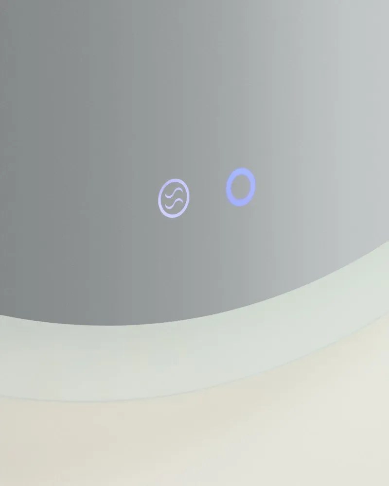 Fali tükör világítással ø 60 cm Mervi – Kave Home