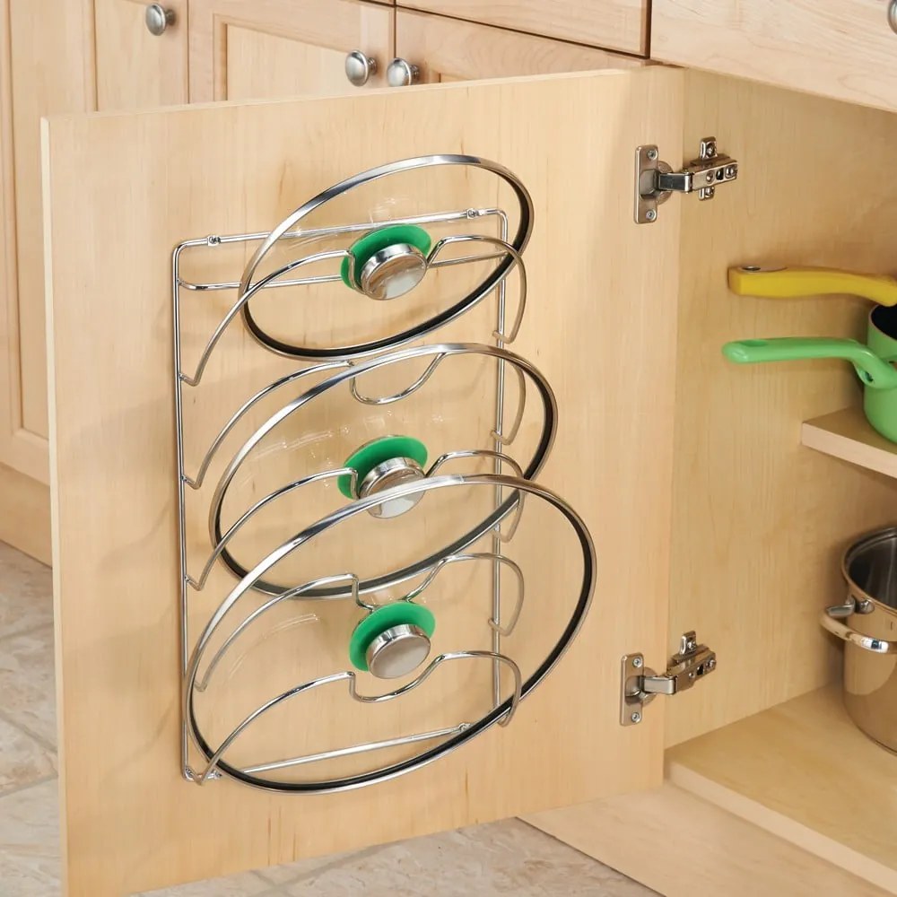 Classico fém fedőtartó, 10,5 cm x 28 cm - iDesign