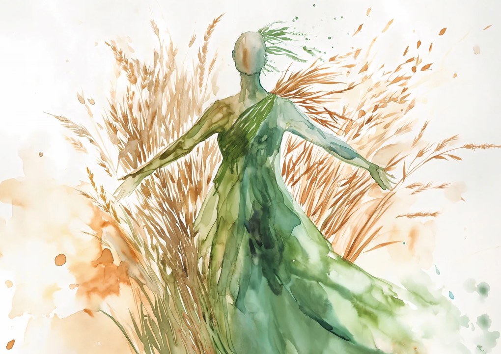 Poszter 29,7x21cm Szalma sziluett