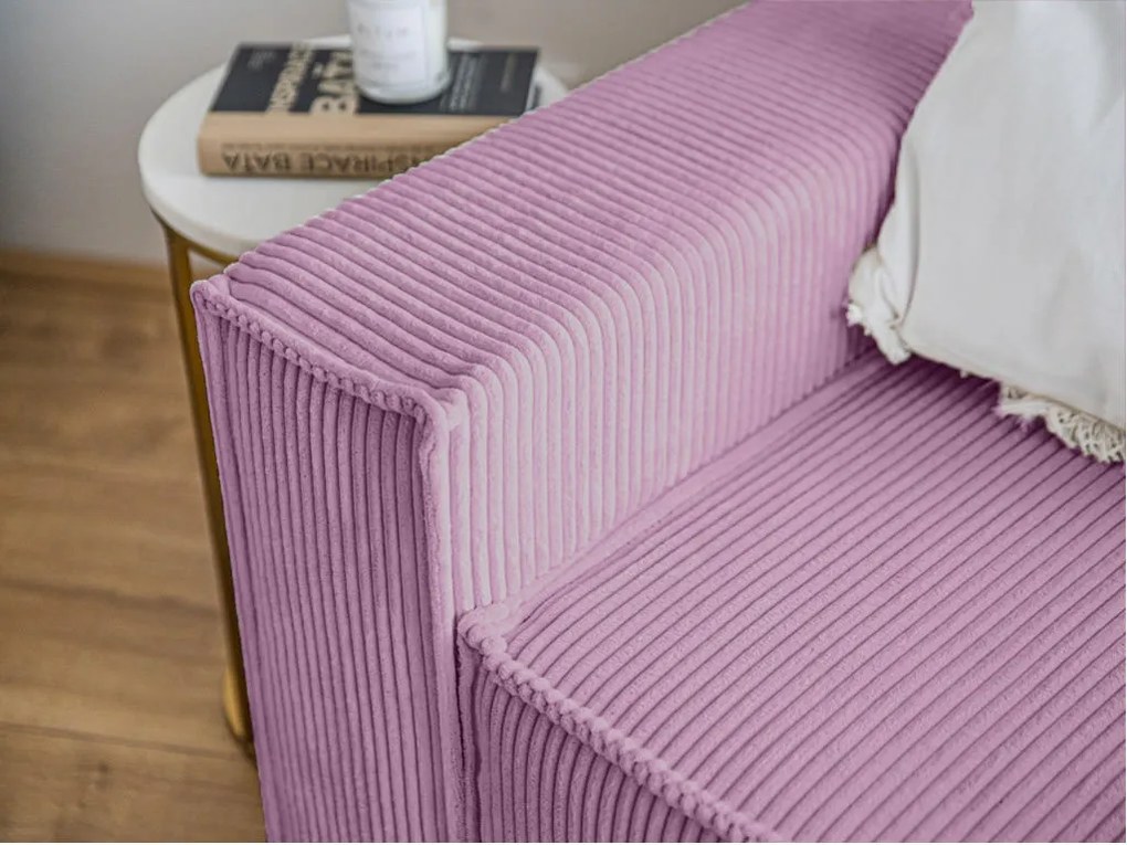 Fotel lábtartóval SMART SET, lila