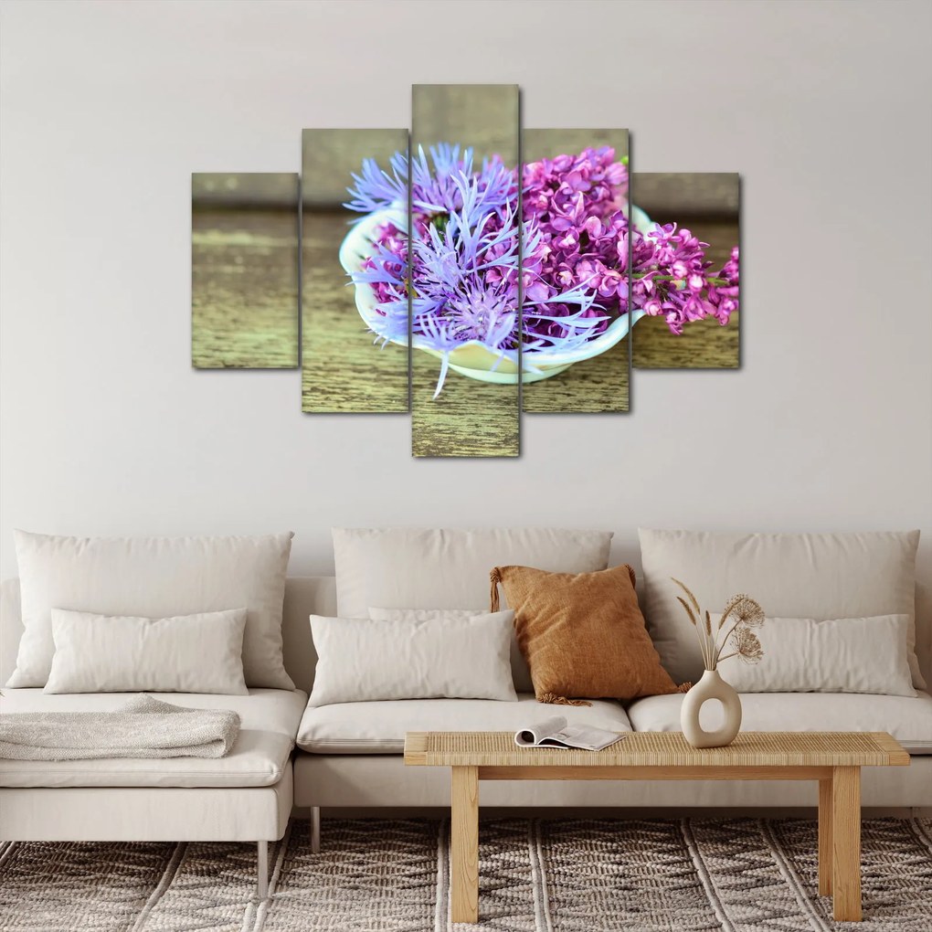 Kép a dekorációról levendulával (150x105 cm)