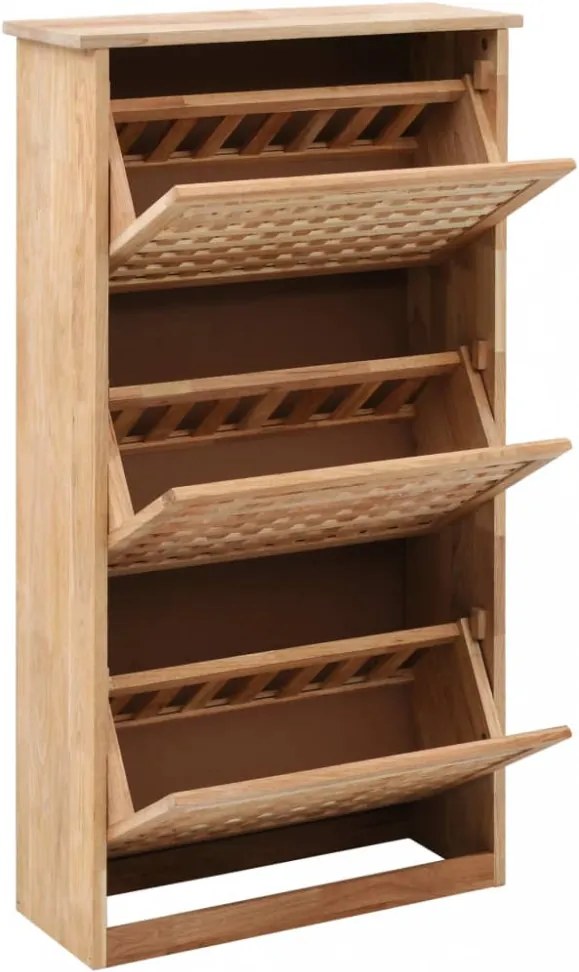 tömör diófa cipősszekrény 55 x 20 x 104 cm