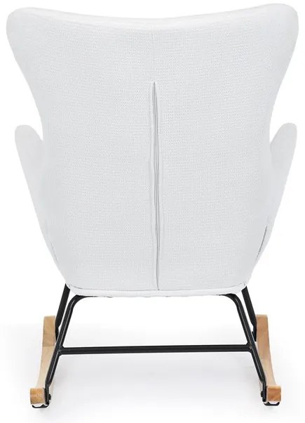 Fehér Szövet Hintaszék. AK-376 WT2