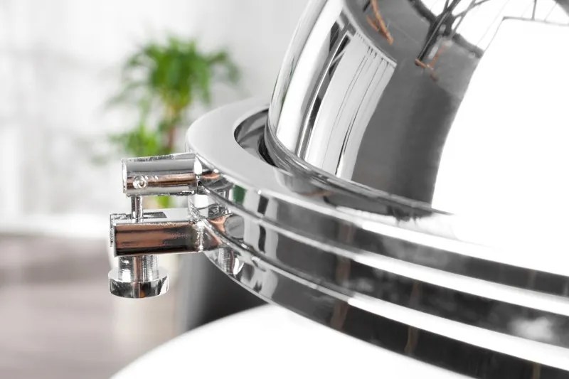 Industrial króm függőlámpa 45cm