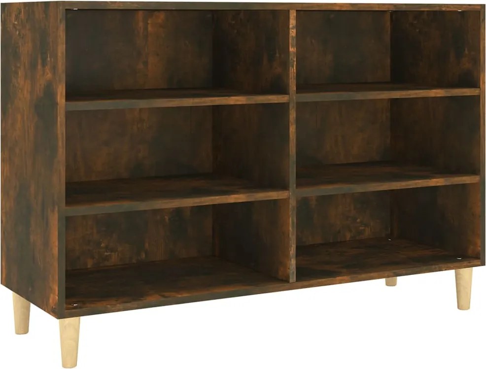 vidaXL füstös tölgy színű szerelt fa tálalószekrény 103,5 x 35 x 70 cm