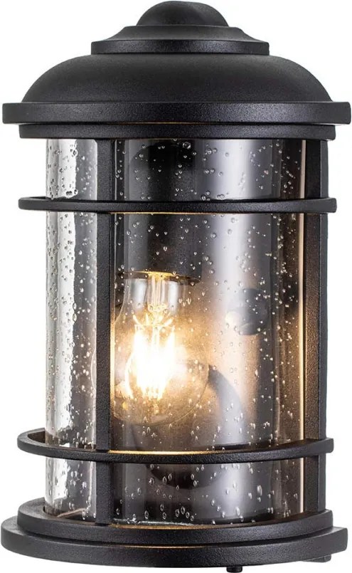 ELSTEAD FELIGHTHOUSE7BLK LIGHTHOUSE Klasszikus Kültéri Fali Lámpa Fekete E27 IP44