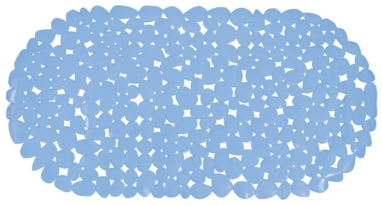 Spirella GALETS csúszásgátló fürdőkád alátét, kék,99 x 39 cm