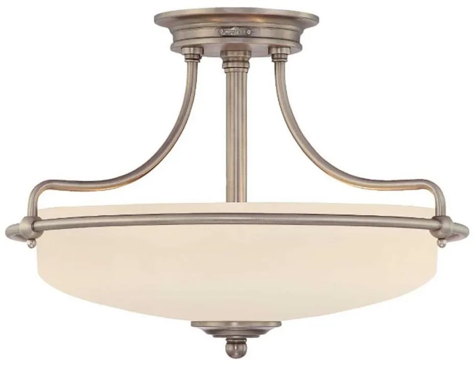 Elstead QZ-GRIFFIN-SFS-AN - GRIFFIN 3xE27/100W/230V mennyezeti lámpa, matt króm