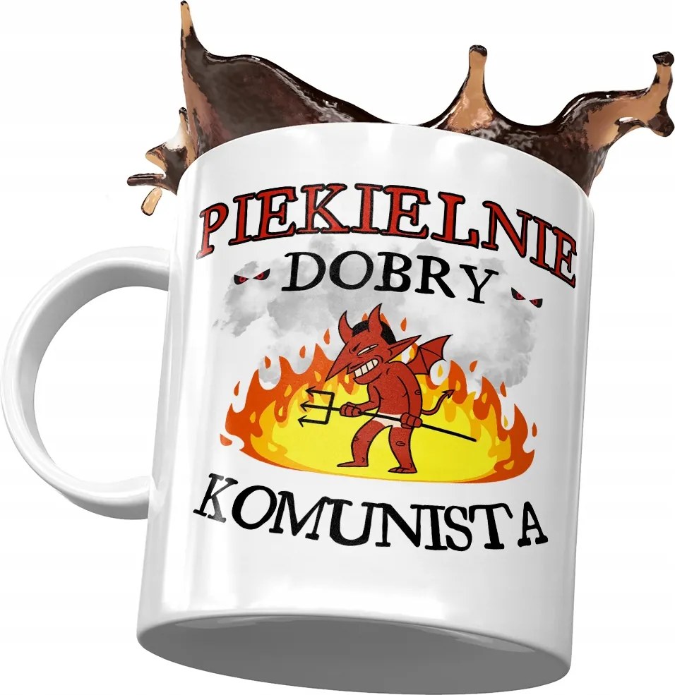 Pokolian Jó Kommunista Bögre Nyomtatott Fotóval