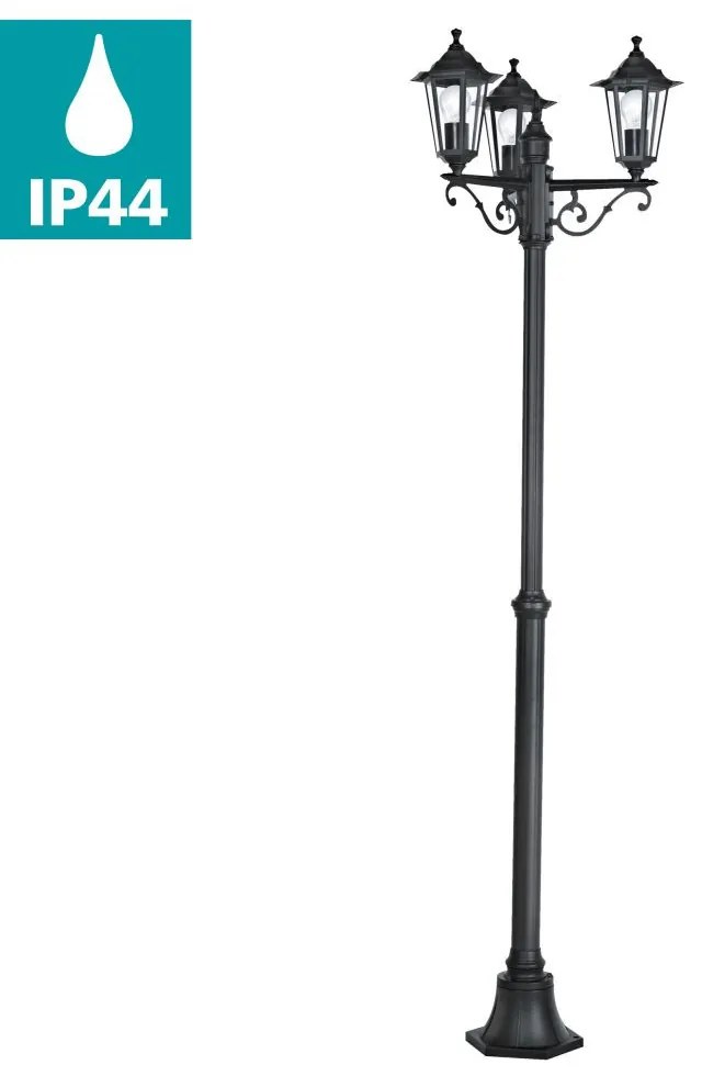 Eglo Laterna 4 22145 kültéri kandeláber, 3x60W E27