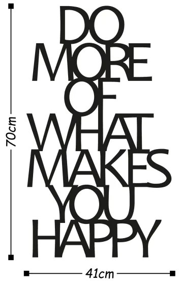 Fali dekoráció 41x70 cm fém