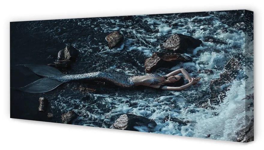 Canvas képek tenger sziréna 100x50 cm