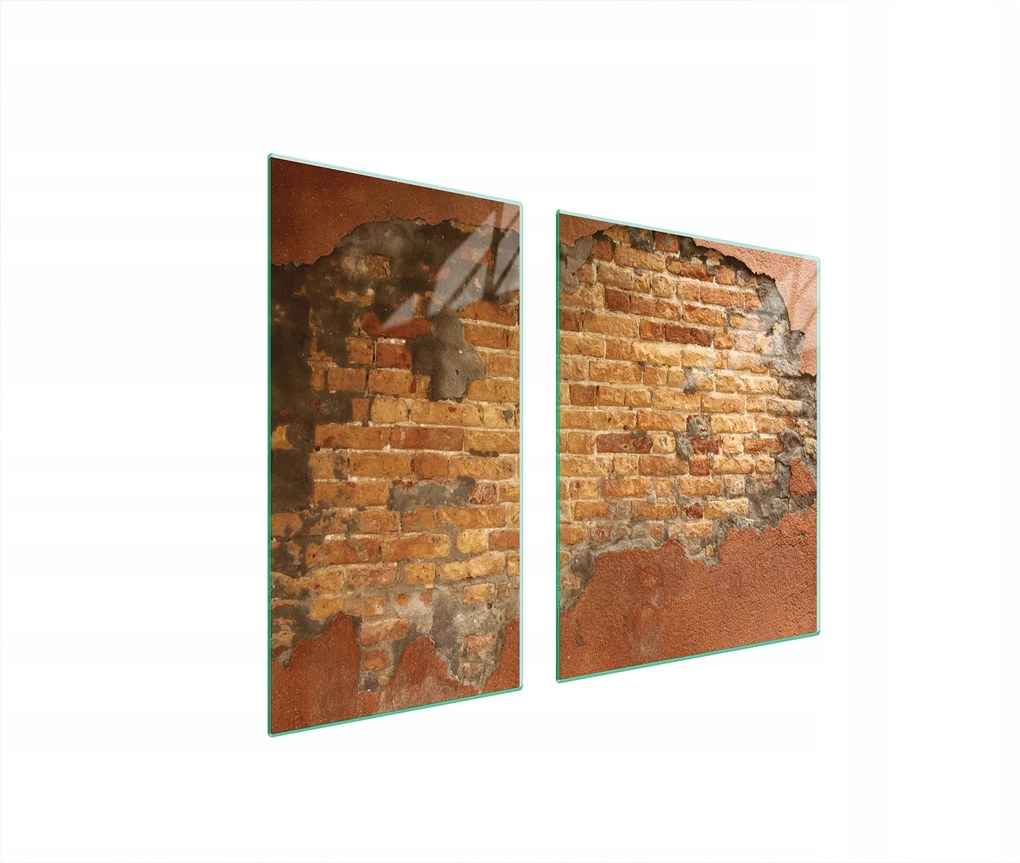 Üveg Tűzhelyvédő Főzőlap 90x52 Tégla Edzett Üveg