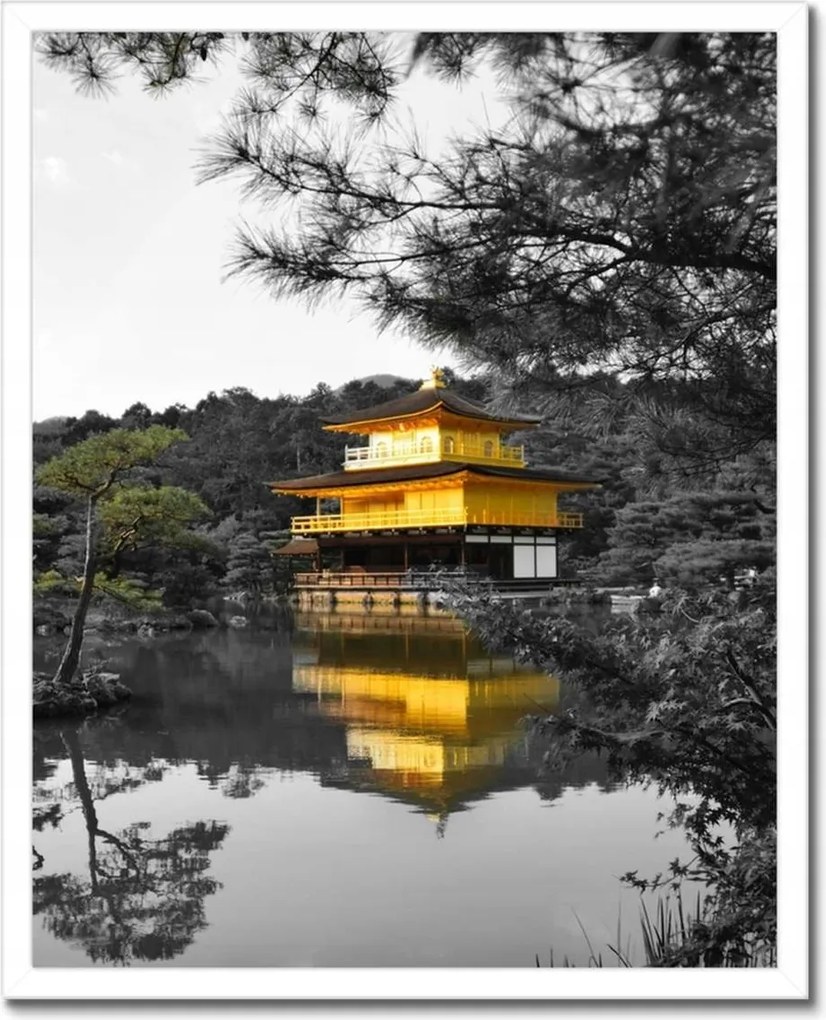 Poszterek keretben 40x50 Buddhista templom