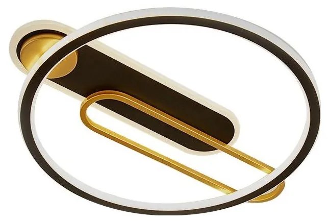 LED állítható mennyezeti lámpa 60W 230V 3000-6500K fekete + DO