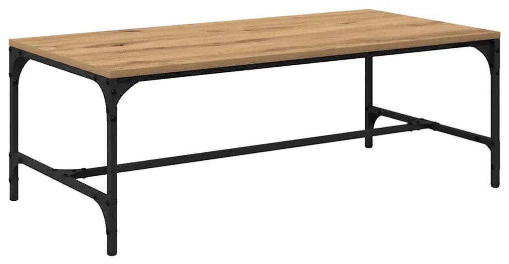 vidaXL Dohányzóasztal Artisan tölgy 100 x 50 x 35 cm Faanyag