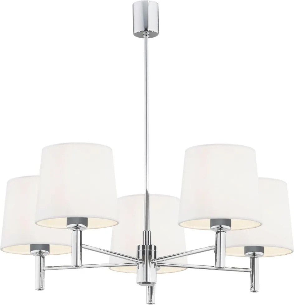 ARGON 2104 BOLZANO Modern Csillár Króm, Fekete E27 IP20