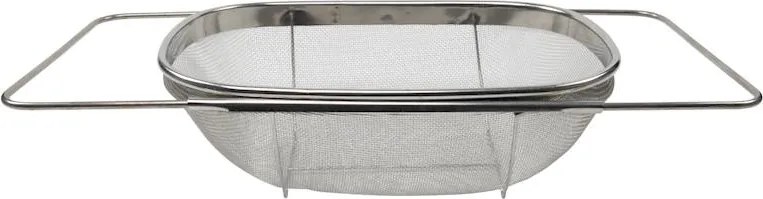 Durszlak Rozsuwóny, Tésztaszűrő, Acél, Konyhai, Négyszögletű, 34x23,5 cm