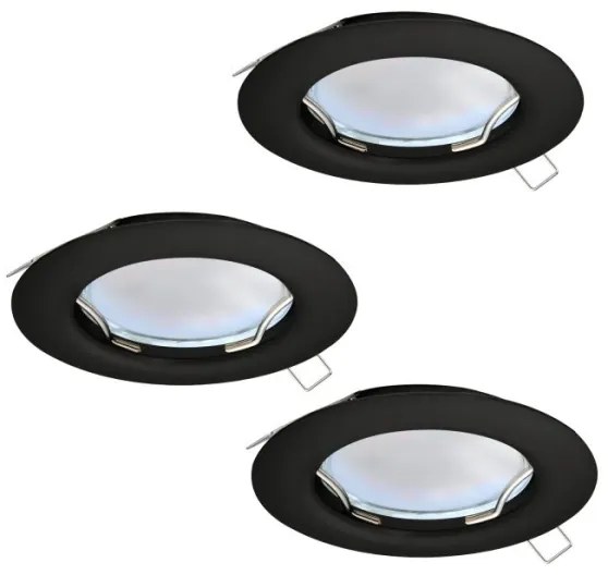 Eglo 900754 - KÉSZLET 3x LED Beépíthető lámpa PENETO 1xGU10/2,8W/230V