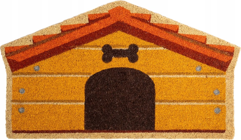 Kézzel festett lábtörlő kutya motívummal 70x40 cm