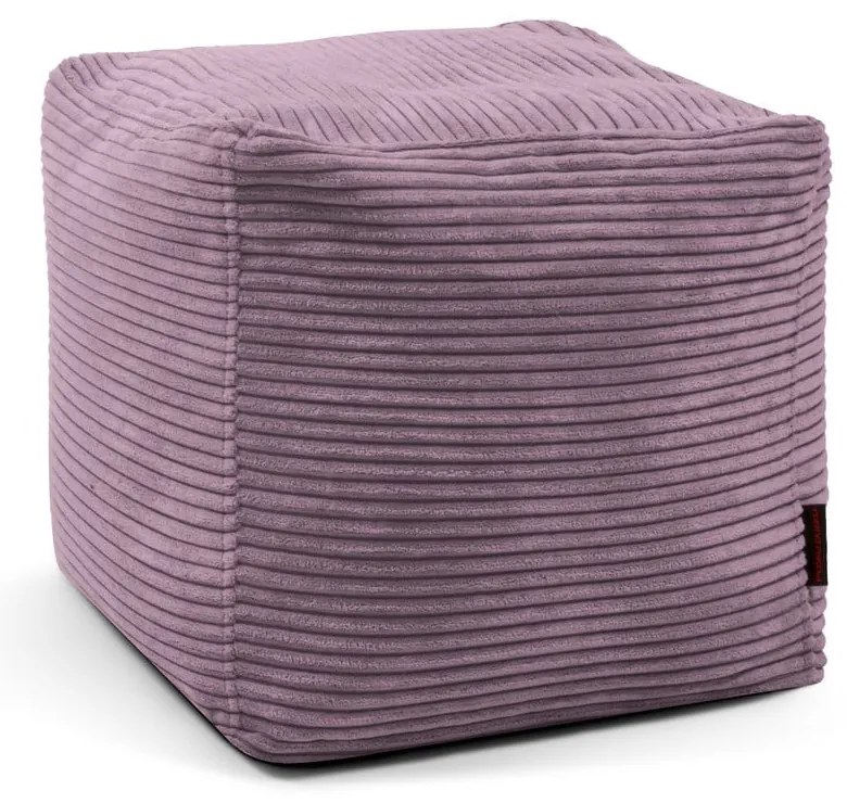 Lila kordbársony babzsákfotel Up! MooG – SLOWDOWN