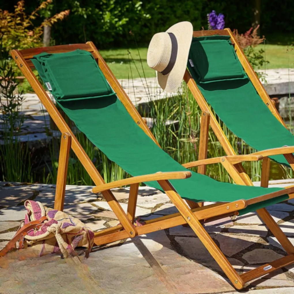 SIENA kerti nyugágy, 65x87x102cm, zöld Casaria